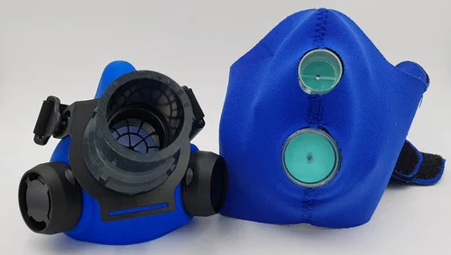 Interior view of EWOT mask